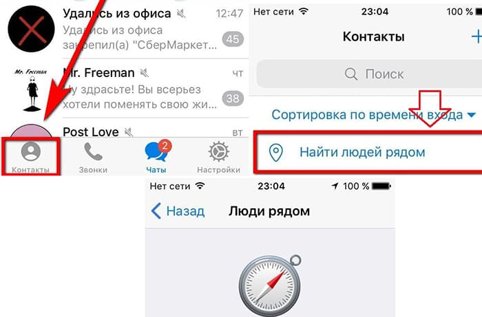 Как найти человека в тг