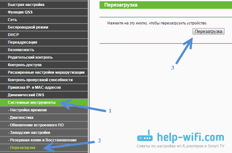 Как правильно перезапустить wifi маршрутизатор