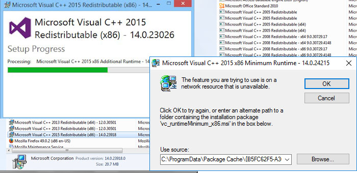 API MS win CRT runtime l1 1 0 dll ошибка как исправить. Ошибка установки Microsoft Visual c++ 2015. Почему не устанавливается Microsoft Visual c++ 2015. Нужно ли установить Microsoft Visual c игрой. C 2008 redistributable package x86