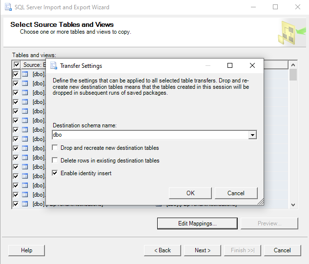 Identity column in sql server