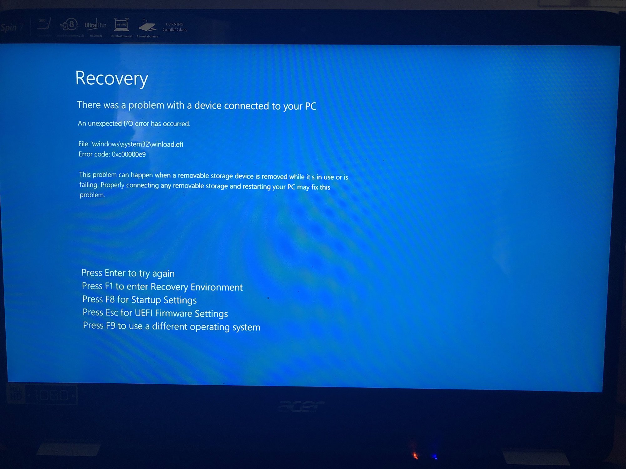 Ошибка 0xc000000f при запуске windows: методы решения