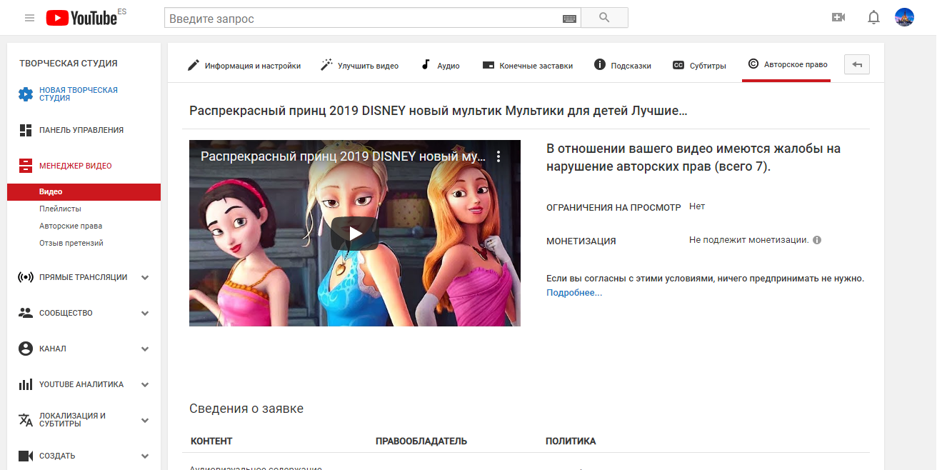 Авторское право видео ютуб. Нарушение авторских прав в youtube. Авторские права ютуб. Жалоба авторские права ютуб. Жалоба на нарушение авторских прав.