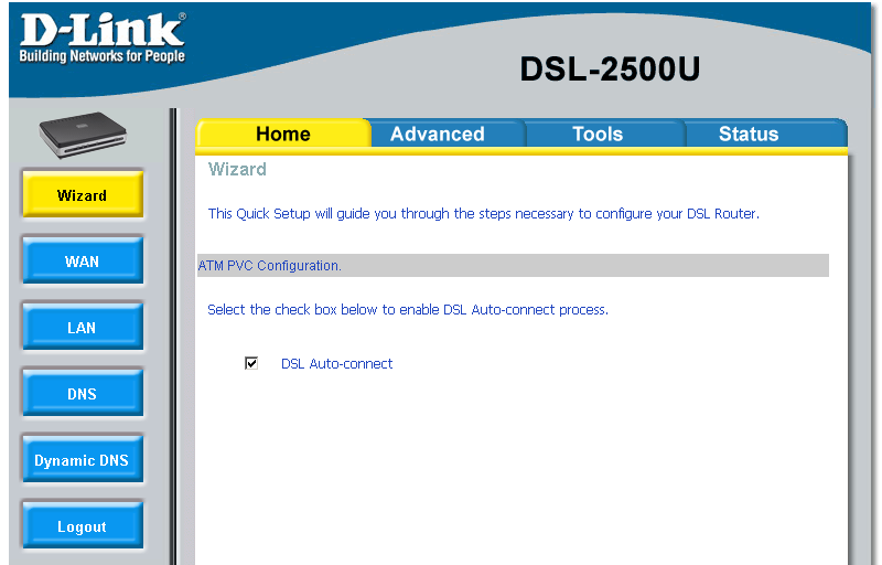 Как настроить роутер d-link dsl-2500u под ростелеком