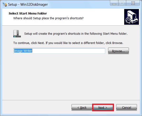 Win mb. Win32 Disk Imager.