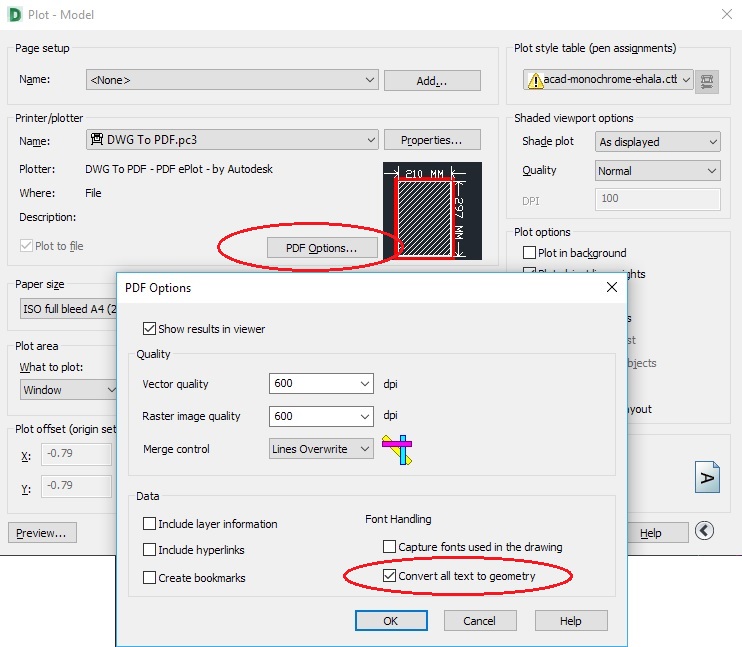 Конвертировать картинку в dwg