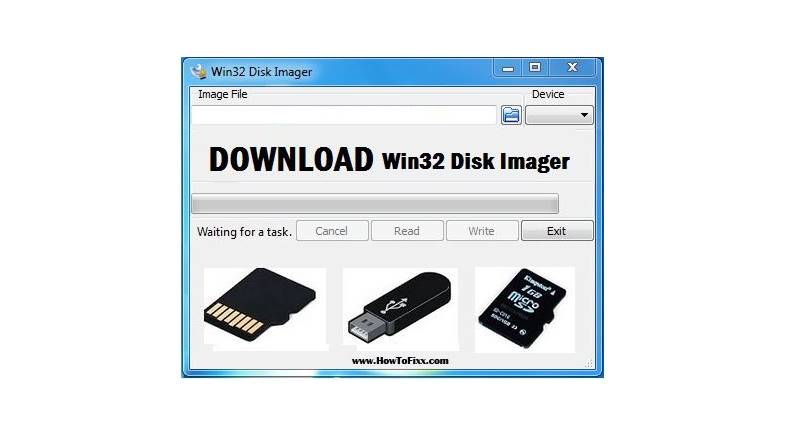 Win32 disk imager