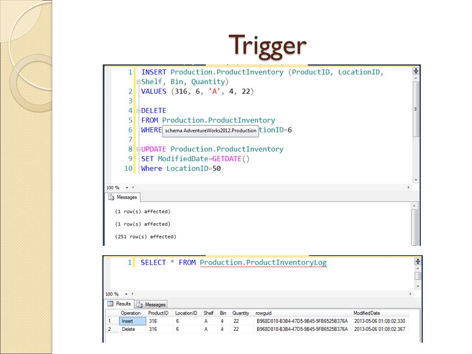 Trigger update. Триггер Insert SQL. Триггер update SQL. Триггеры SQL примеры. Триггеры MYSQL примеры.