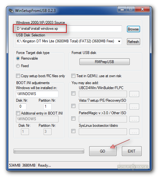 Как пользоваться winsetupfromusb 1.9 - windd.ru