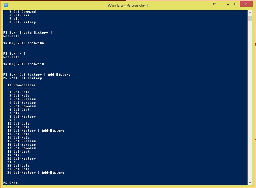 Powershell commands