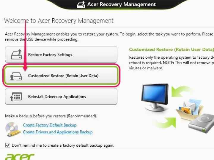 Настройки ноутбука асер. Как восстановить ноутбук Acer. Acer Recovery Management. Сброс настроек Асер ноутбук. Как сбросить настройки на ноутбуке Acer.