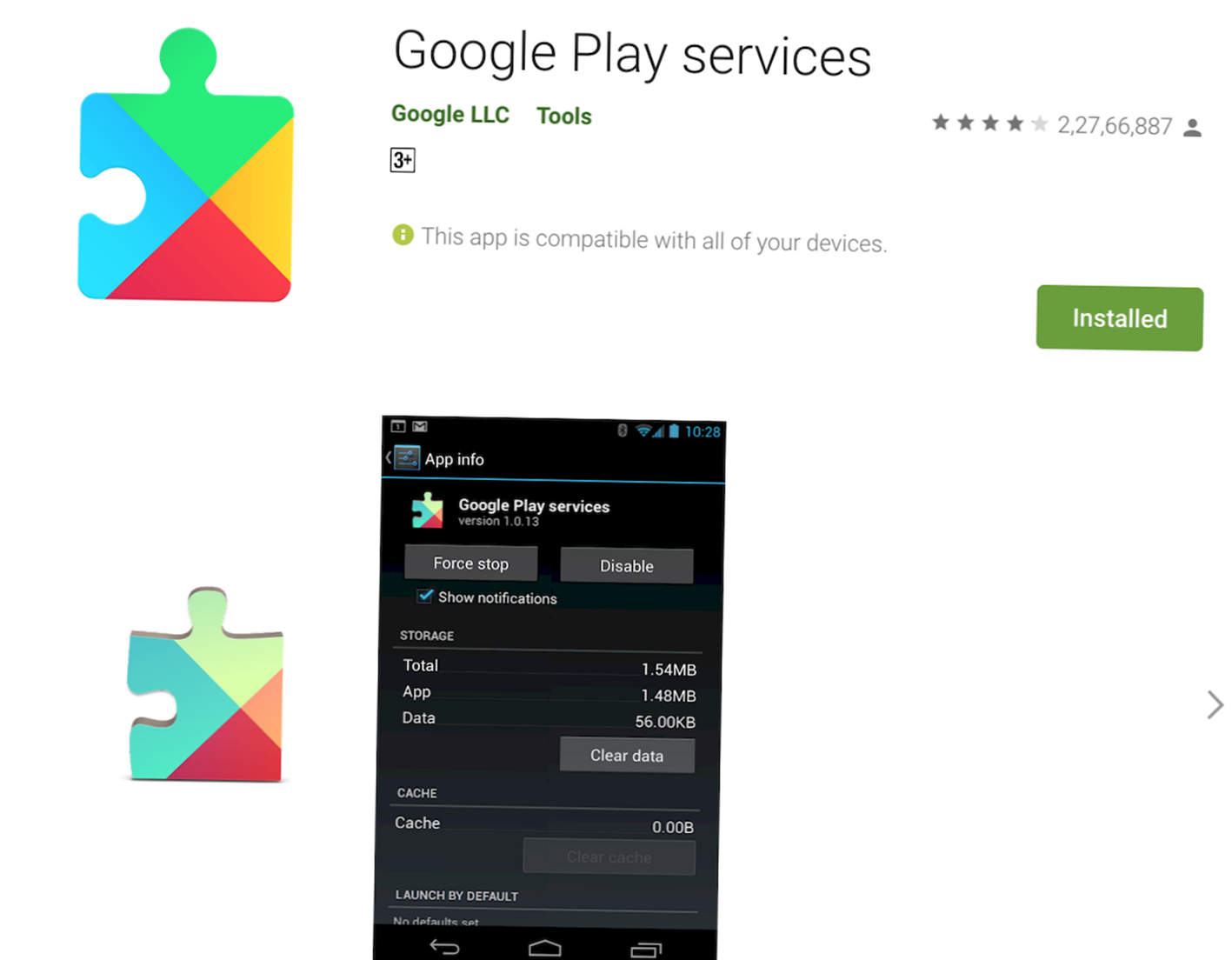 Разрядка батареи сервисов google play на android