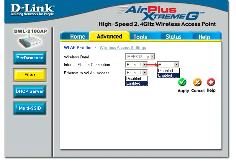 Беспроводная точка доступа d-link dwl-2100ap