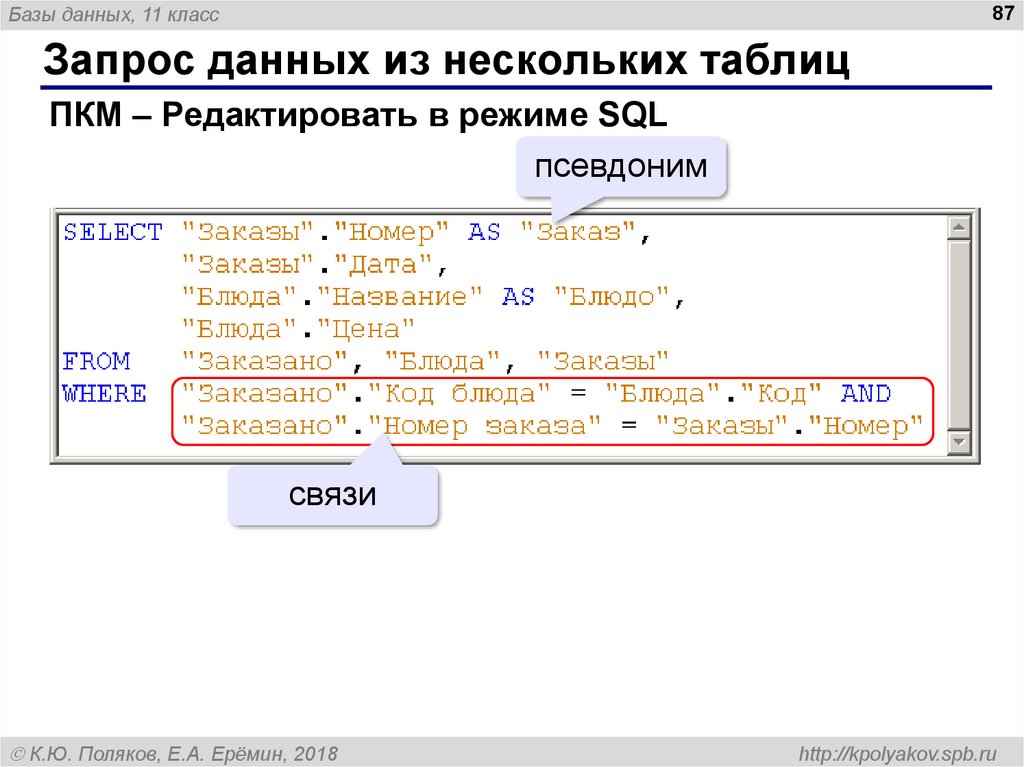 Несколько баз. Запрос данных с нескольких таблиц SQL. Запросы выборки данных из таблиц баз данных. Выборка данных из 2 таблиц SQL. Запросы с использованием нескольких таблиц.