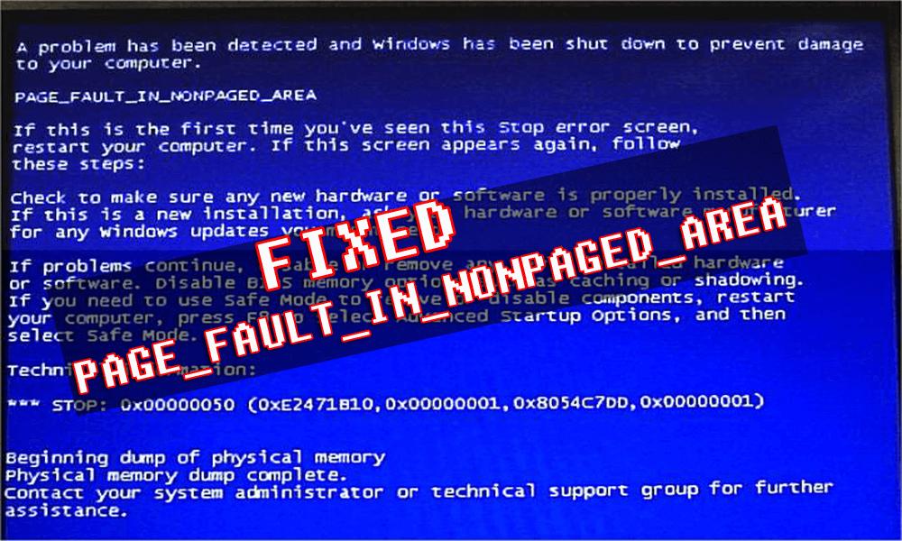 Ошибка page fault in nonpaged area windows 10: как устранить экран смерти, 5 способов
