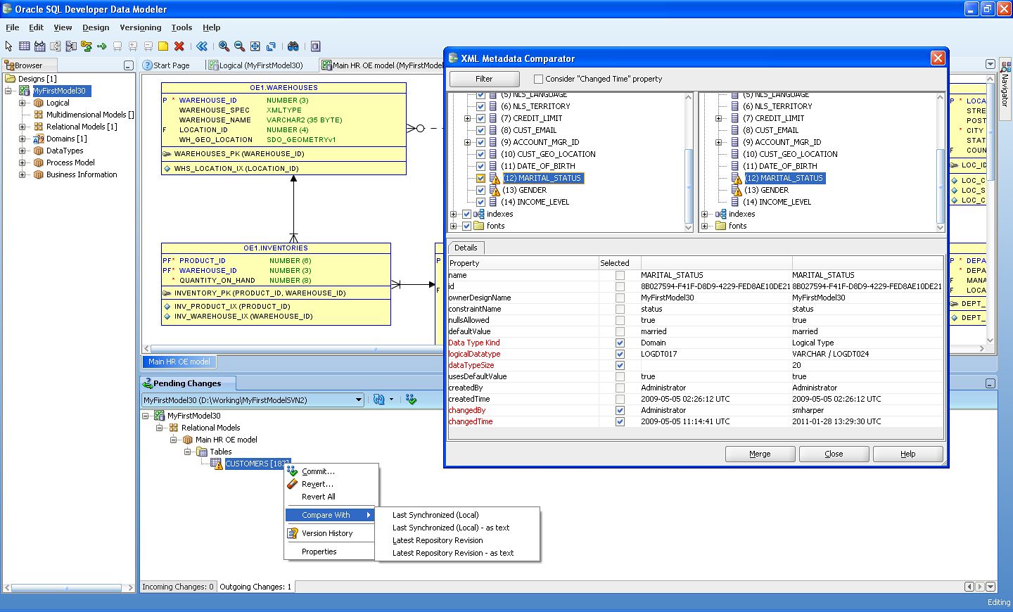 Как настроить oracle sql developer