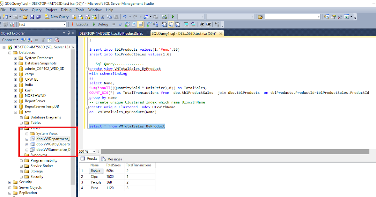 Indexes in sql server