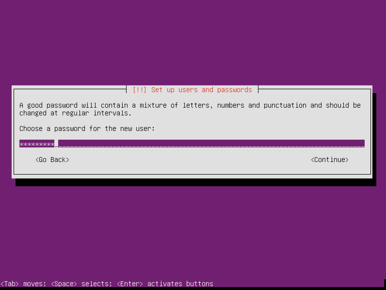 Установка ubuntu server