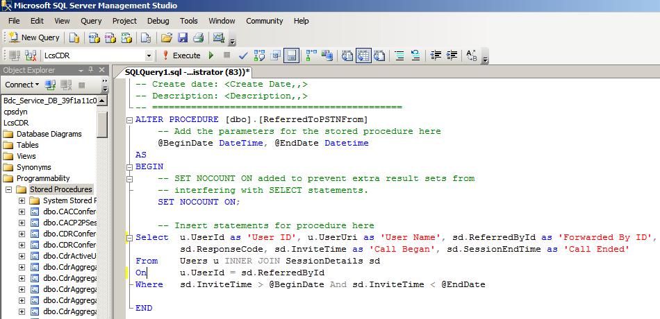 Создание хранимых процедур в mysql