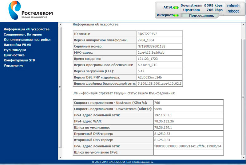 Роутер sagemcom f@st 2804 v7 : настройка интернета, инструкции :: syl.ru