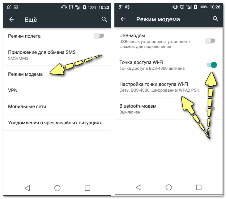 Как раздать изображение с телефона на ноутбук