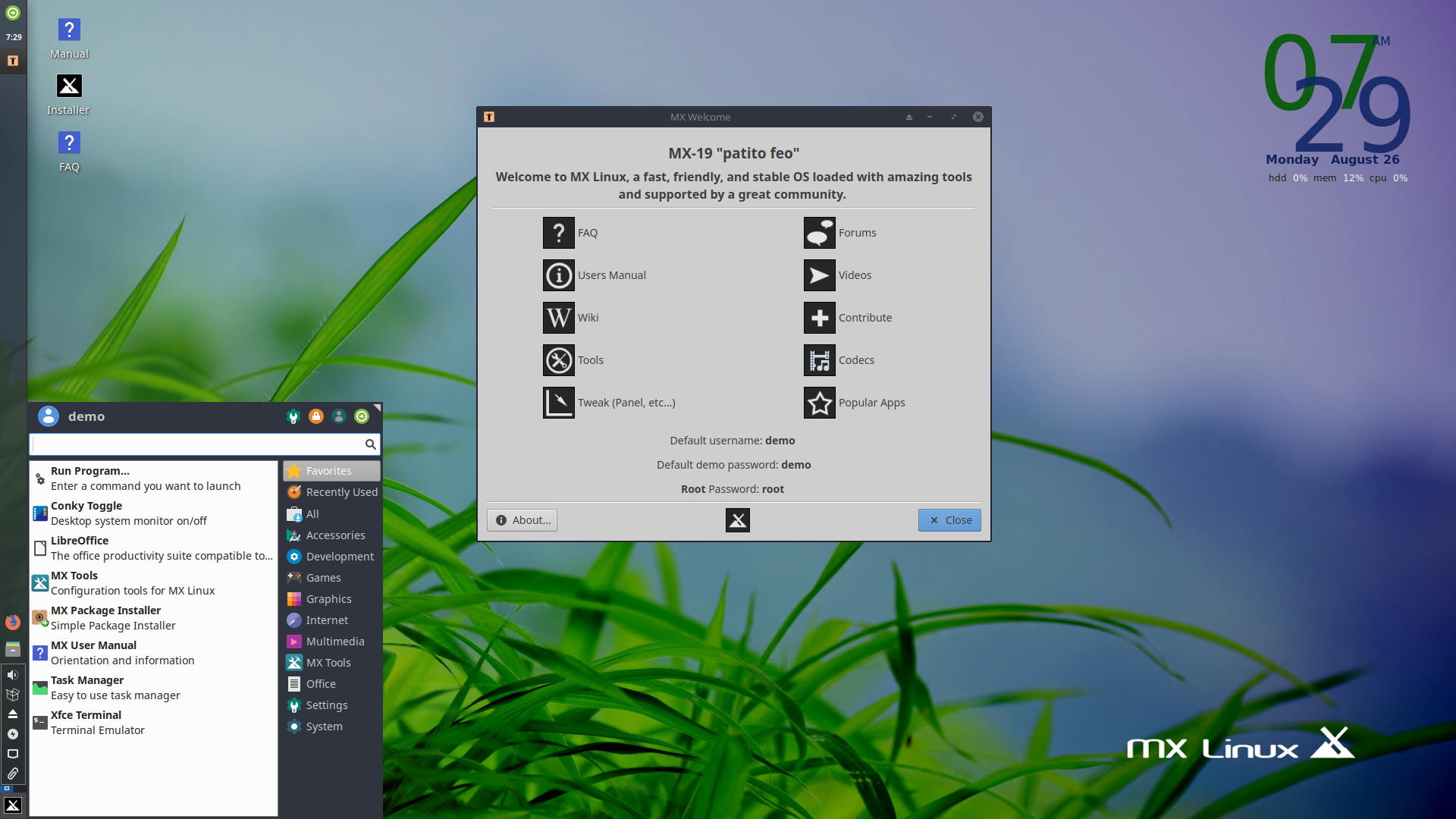 Установка linux mint