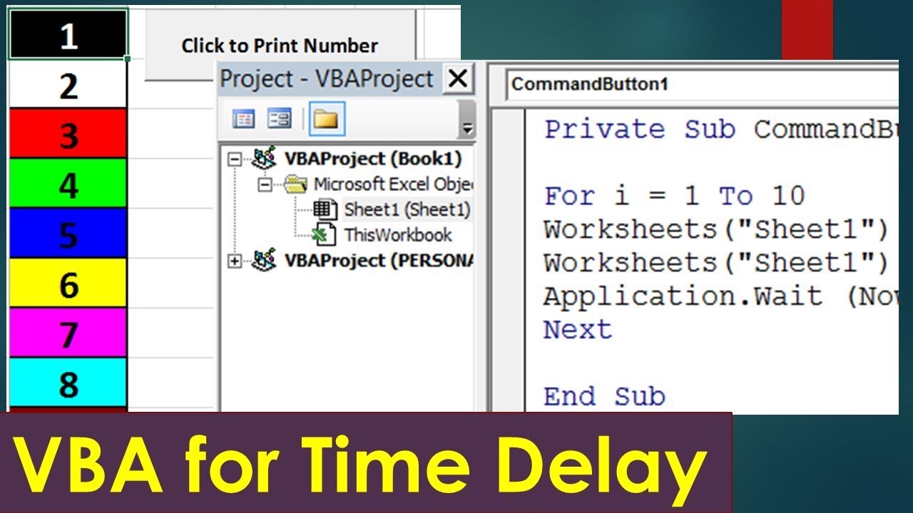 Циклы в vba в excel (примеры)