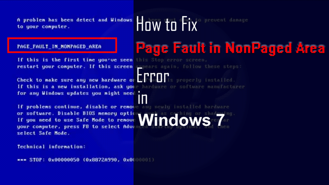 ‘page fault in nonpaged area’: how to fix?