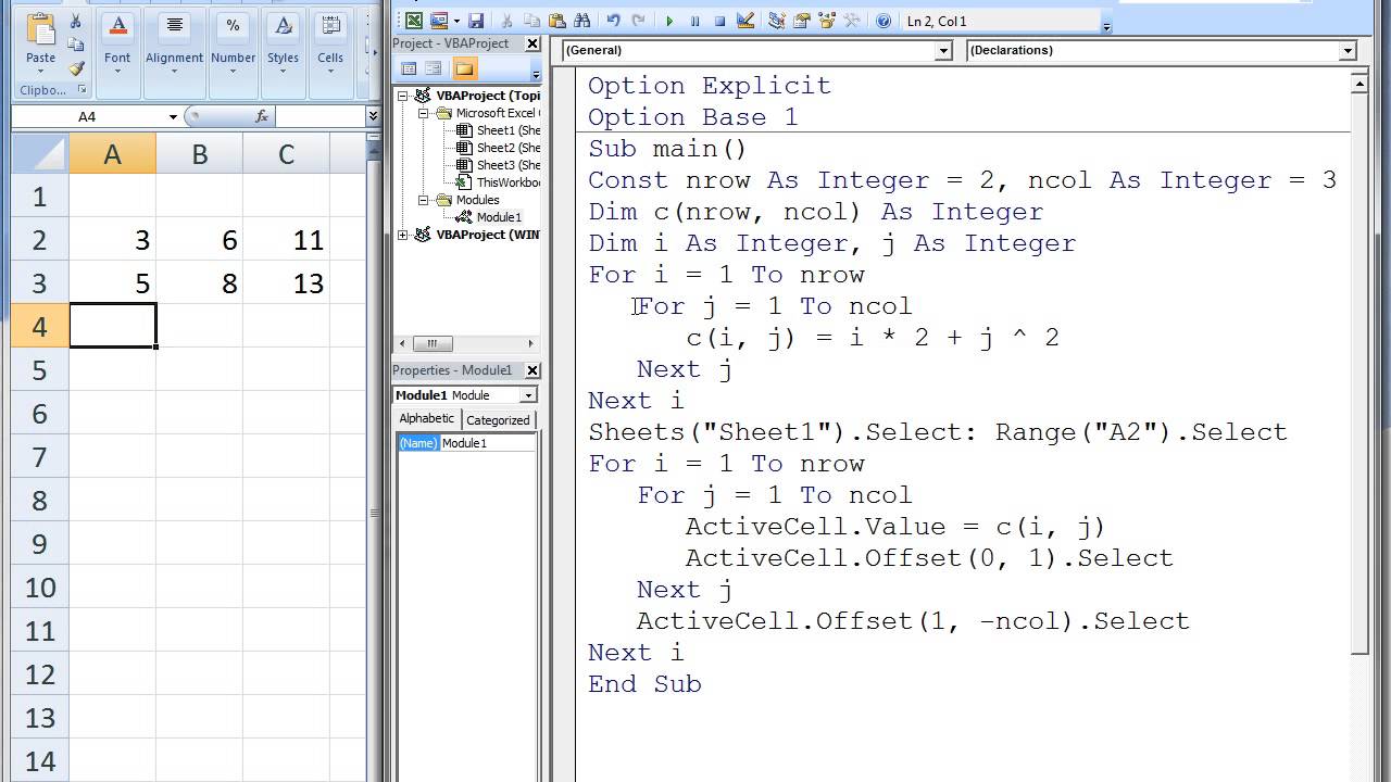 Экспорт из access в excel vba