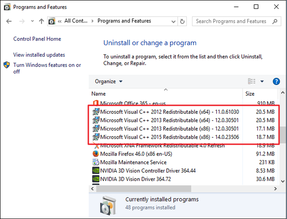 Описание и установка microsoft visual c++ redistributable package 2015
