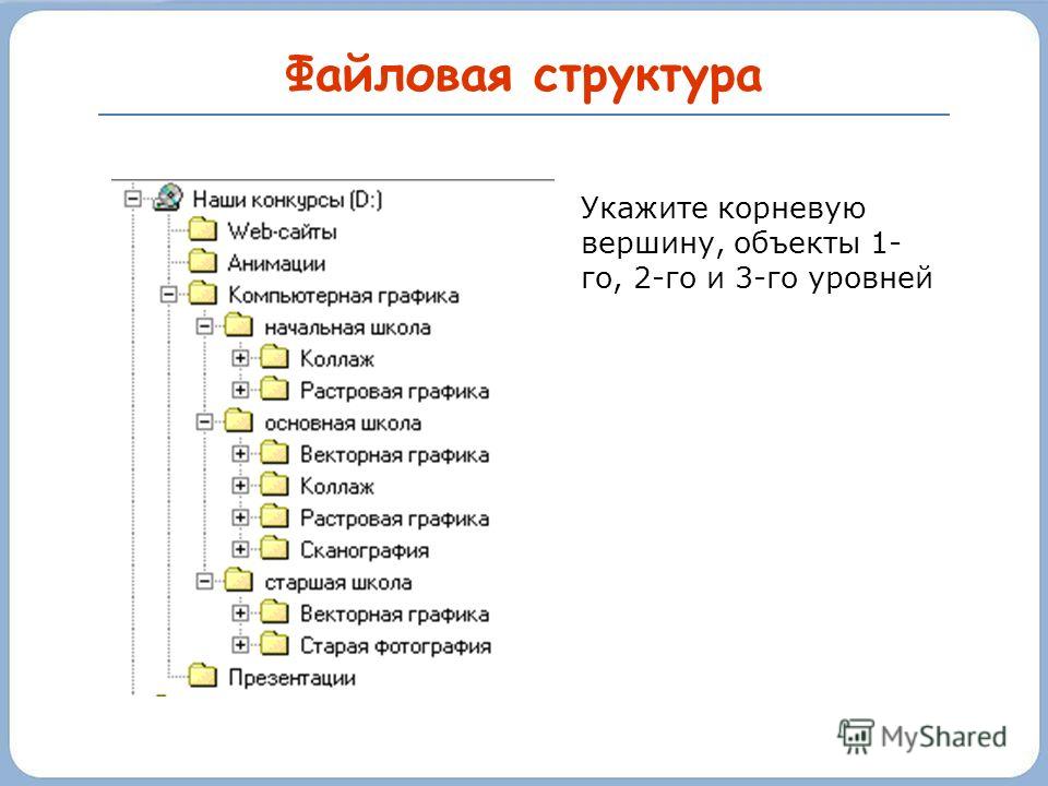 Презентация файловая структура