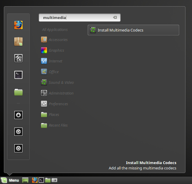 Кодеки мультимедиа. Обзор Linux Mint 18.