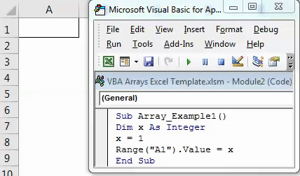 Vba arrays