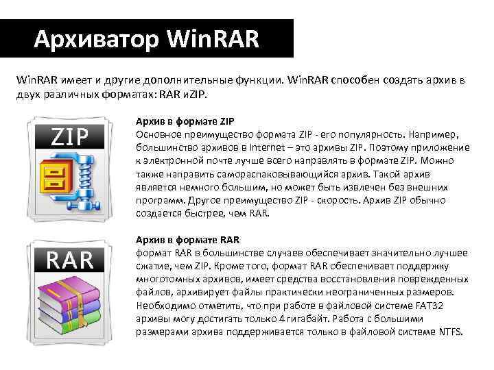 Для чего нужны архиваторы файлов