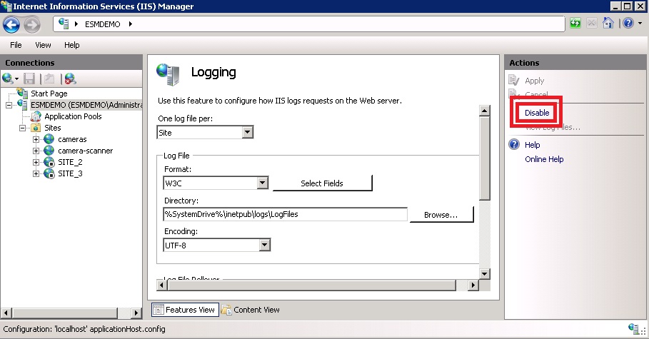 C logging to file. Служба IIS. Internet information services (IIS) Manager. Варианты установки web-сервера IIS 7.0.