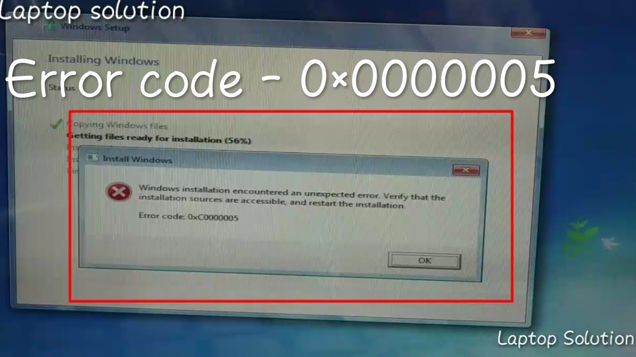 0xc0000005 как исправить ошибку windows 10