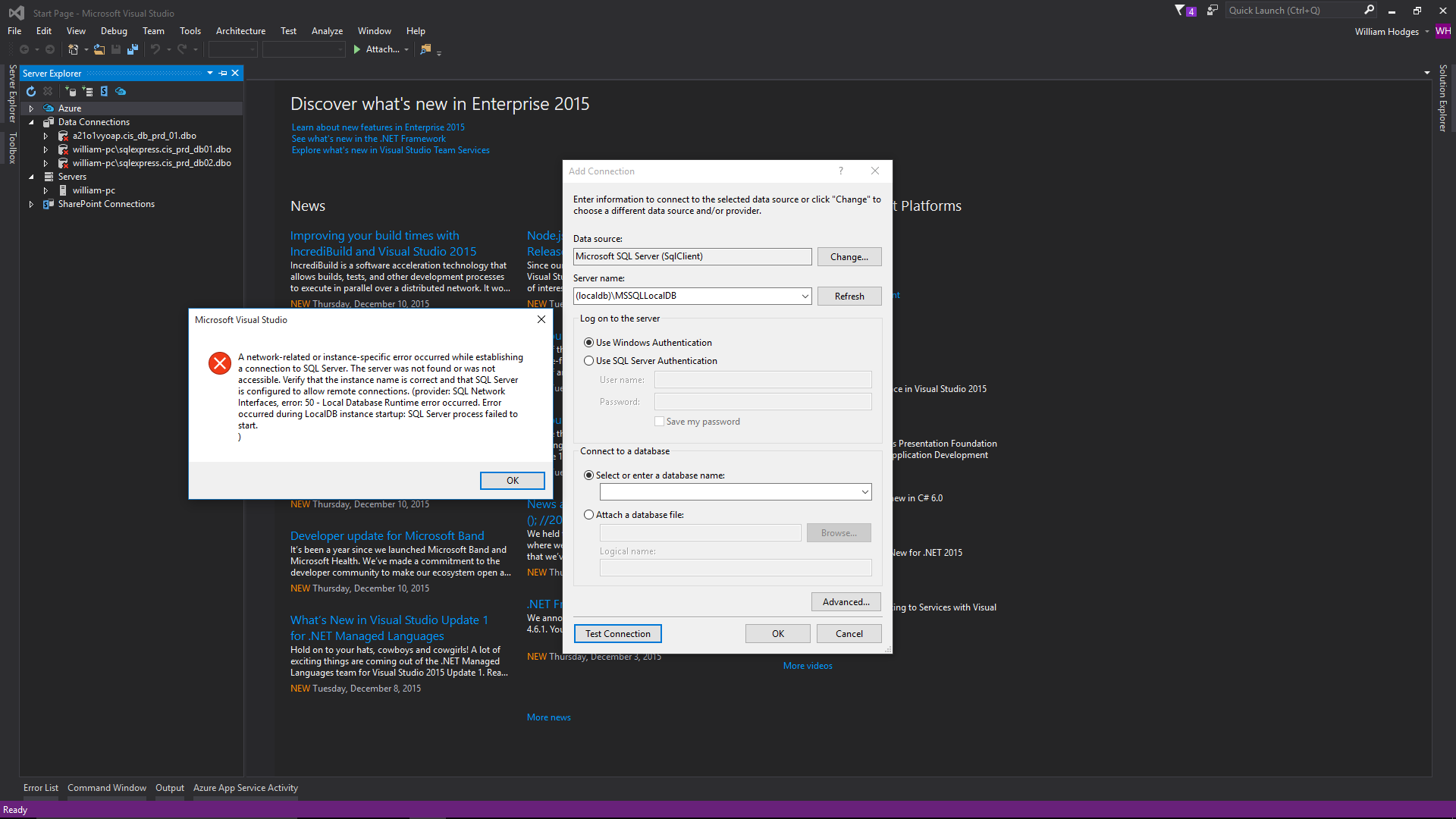 Sql server невозможно подключиться к серверу. Connect to Server SQL. Visual Studio for. LOCALDB MSSQLLOCALDB. Disable Visual Studio update.