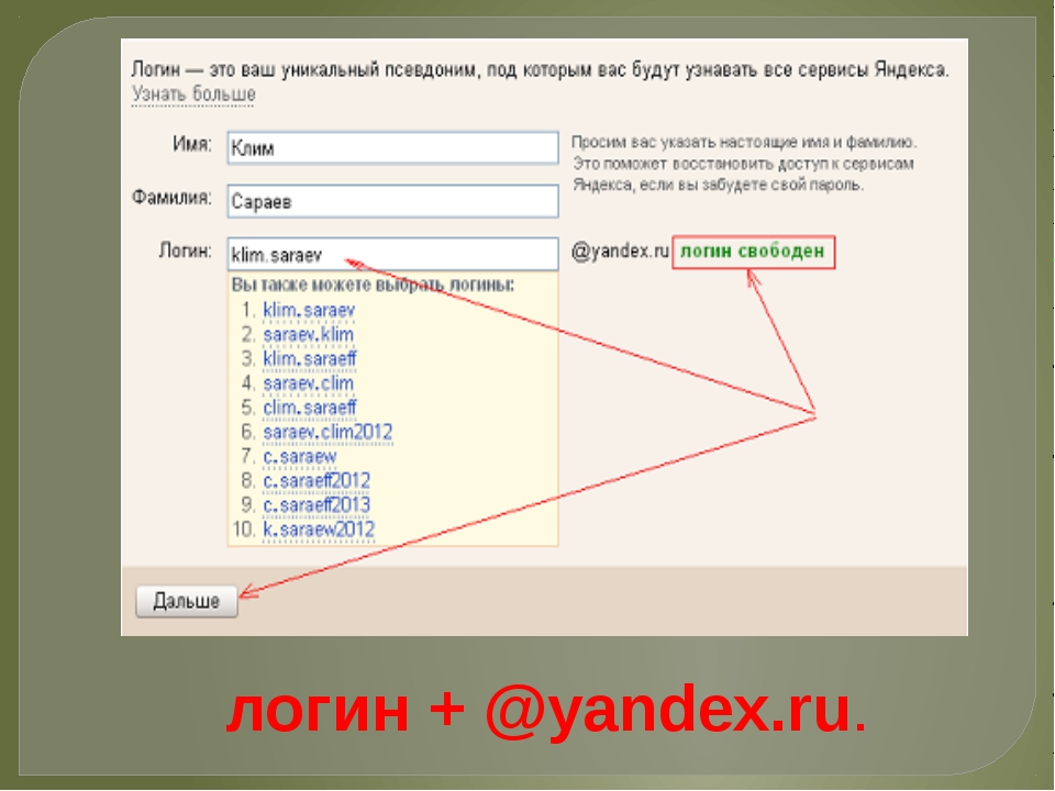 Мой логин и пароль – что это такое